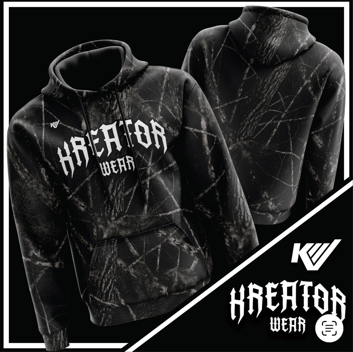 Black Camo Hoodie