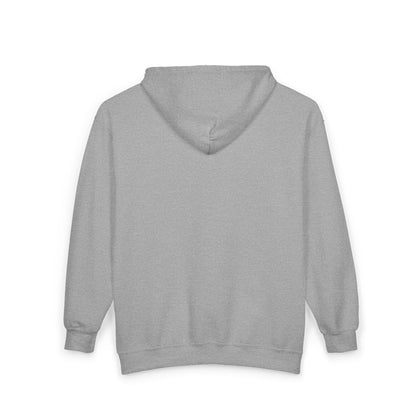 Minimal 'W' Logo Full-Zip Hoodie — Small Chest Graphic